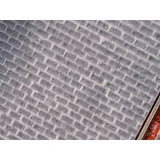 FALLER Dark Grey Pavers Embossed Decor Sheet 300 x 120mm - HO 1/87