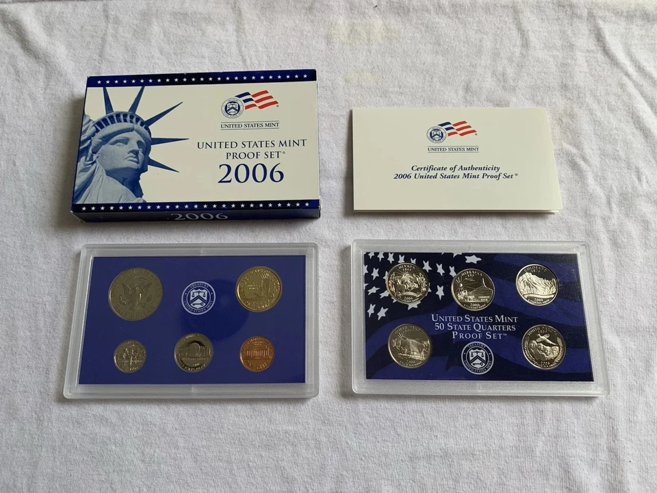 2005-S / 2006-S / 2007-S United States Mint Proof Sets with COA & OGP 34 Coins - Image 4 of 4