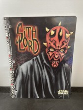 Star Wars Darth Maul Spiral Notebook 10.5 x 8 Wide Ruled 50 Sheets New