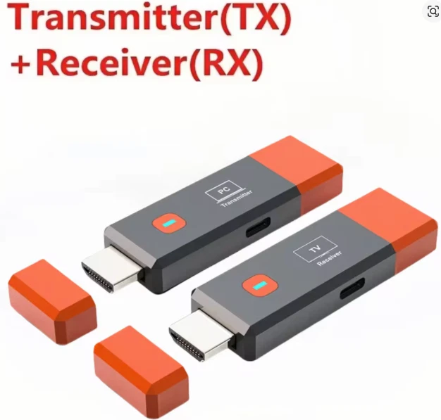 4K Wireless HDMI Display-Adapter, Transmitter and Receiver, Drahtlos - Bild 2 von 4