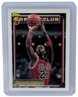 Michael Jordan 1992-93 Topps NBA Basketball 50 Point Club Gold Card Bulls #205