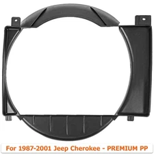Radiator Cooling Fan Shroud For Jeep Cherokee Wagoneer 1987-2001 CH3110104 6 Cyl