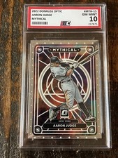 🔥⚾️2022 Donruss Optic Mythical-Aaron Judge-IGC Gem Mint 10