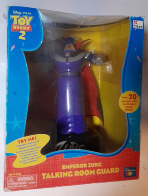 Emperor Zurg Talking Room Guard Vintage 1999 12” Toy Story2 by