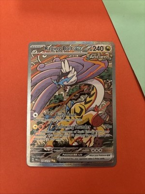 Pokémon TCG Raging Bolt EX #166 Prismatic Evolutions M Special Illustration Rare