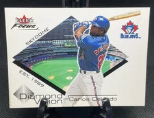 2001 Fleer Focus Diamond Vision #8DV Carlos Delgado - Toronto Blue Jays