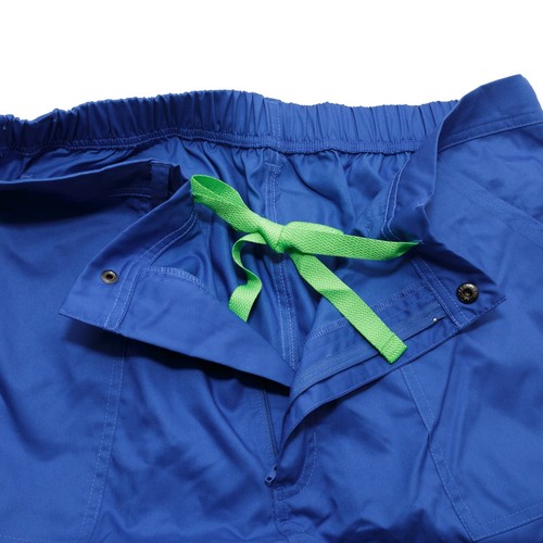 Landau Size Large Proflex Unisex Cargo Scrub Pants - Royal Blue Modern Fit 2103 - Picture 9 of 10