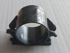 Vintage Antique Meriden Silver Plated Napkin Ring Holder Decor