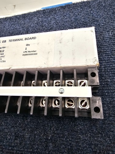 GE EB25B12: EB Terminal Board Strip 600V 30A #18-10 AWG 20 LBS-IN - Picture 5 of 8