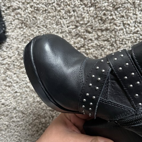 Harley Davidson Karlia Knee High Tall Women’s Boots Size 5.5 Bikercore Black - Picture 9 of 24