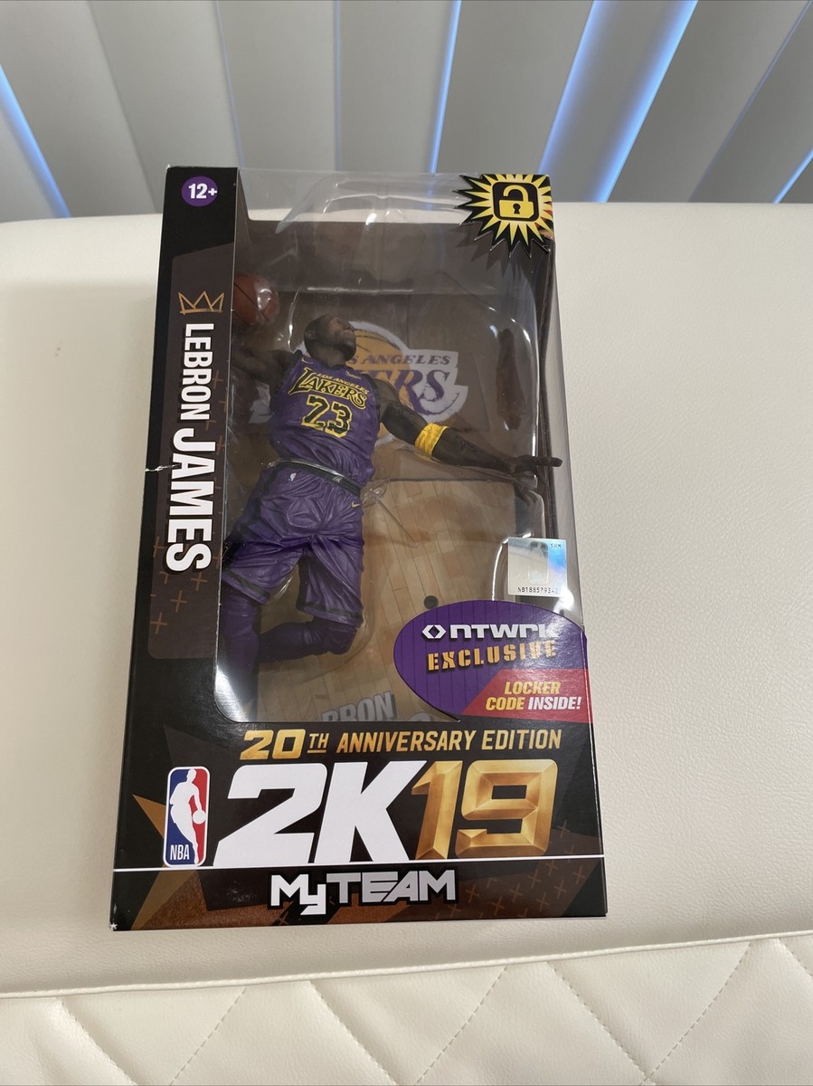 NBA 2K19 Lebron James Exclusive Purple Los Angeles Lakers Figure