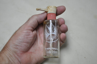Vintage Tinkerbell Toilet Water Bottle Bottle is Empty, Once