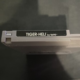 Tiger-Heli Circle Seal Nintendo Entertainment System, 1987 NES Tested Authentic
