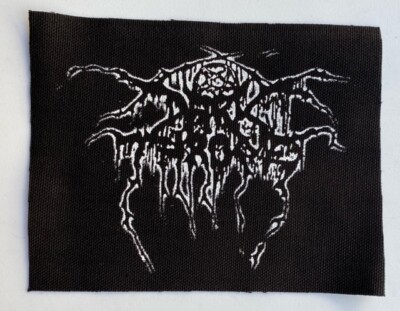 Dark Throne Cloth Patch Sew On Badge Metal Rock Approx 4.75'' X 6'' (CP183)