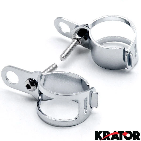 Montaje de horquilla de señal de giro de 30-37 mm para Kawasaki Eliminator BN 125 250 600 900 Foto 4 de 4