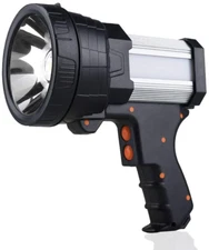 YIERBLUE Rechargeable Spotlight 1000,000 Lumen LED Silver