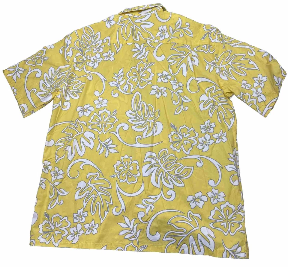 Camisa Hawaiana De Colección Aloha Republic Hombres XL Colorida Estampado Floral Mangas Cortas Foto 3 de 4