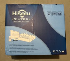NEW HISEEU High Definition 4 Camera Wireless Network Video Recorder NVR Kit