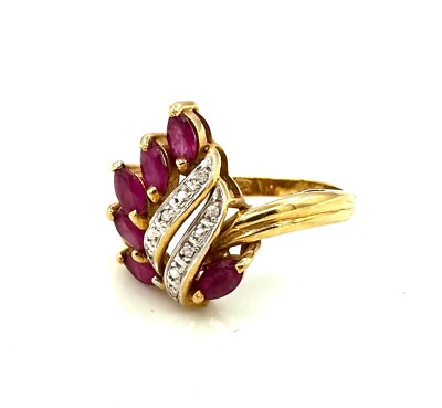 Bague Or 18 Carats Avec Diamants - Taille 54, Style éternité - Occasion, 4.4g