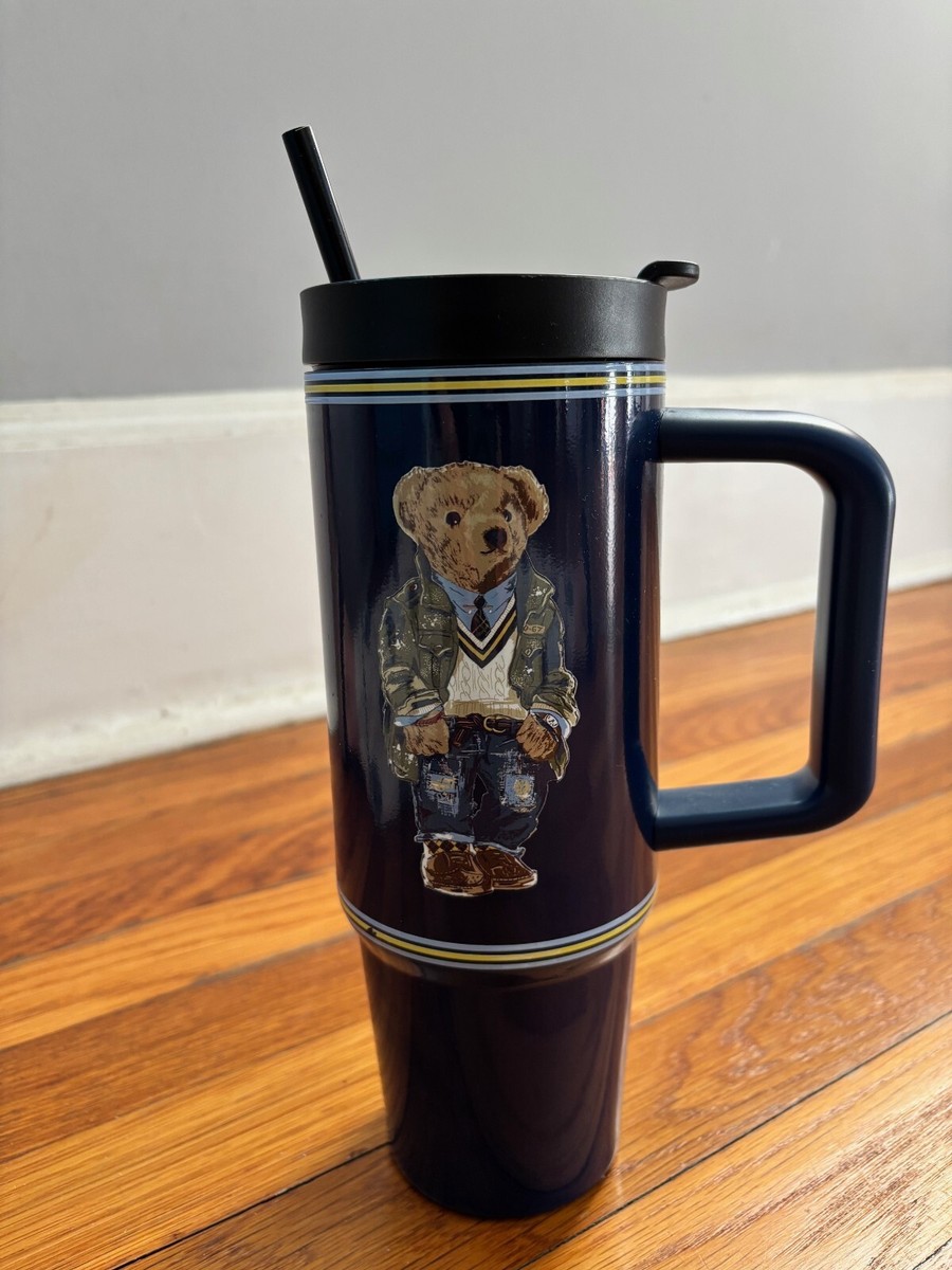 Polo Ralph Lauren Stainless Steel water bottle with straw | eBay