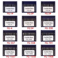 Dental Round Tungsten Carbide Steel Burs FG Bur For High Speed Handpiece st