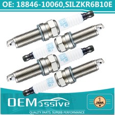 4 Pc SILZKR6B10E Iridium Spark Plugs For Hyundai Accent Veloster KIA 18846-10060