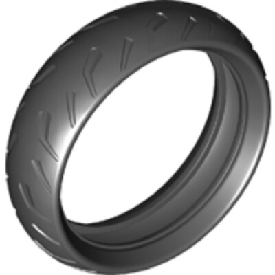 LEGO Technic 67140 Tire 94.3mm D. Motorcycle Racing Tread Narrow NEU