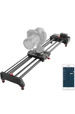 GVM Motorized Camera Slider,31" Wireless Carbon Fiber Dolly Rail Camera Slider W
