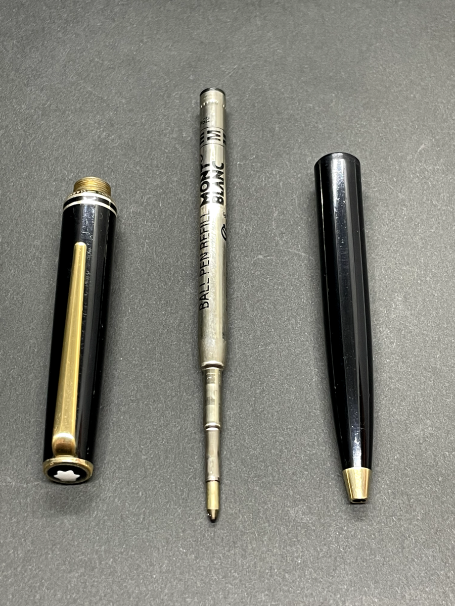 Excellent] MONTBLANC Classic No.13200 Black GT Vintage Twist