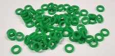 40 pr. JAG Hobbies Green Silicone Tires for HO Scale Slot Cars - 2.2 Wide