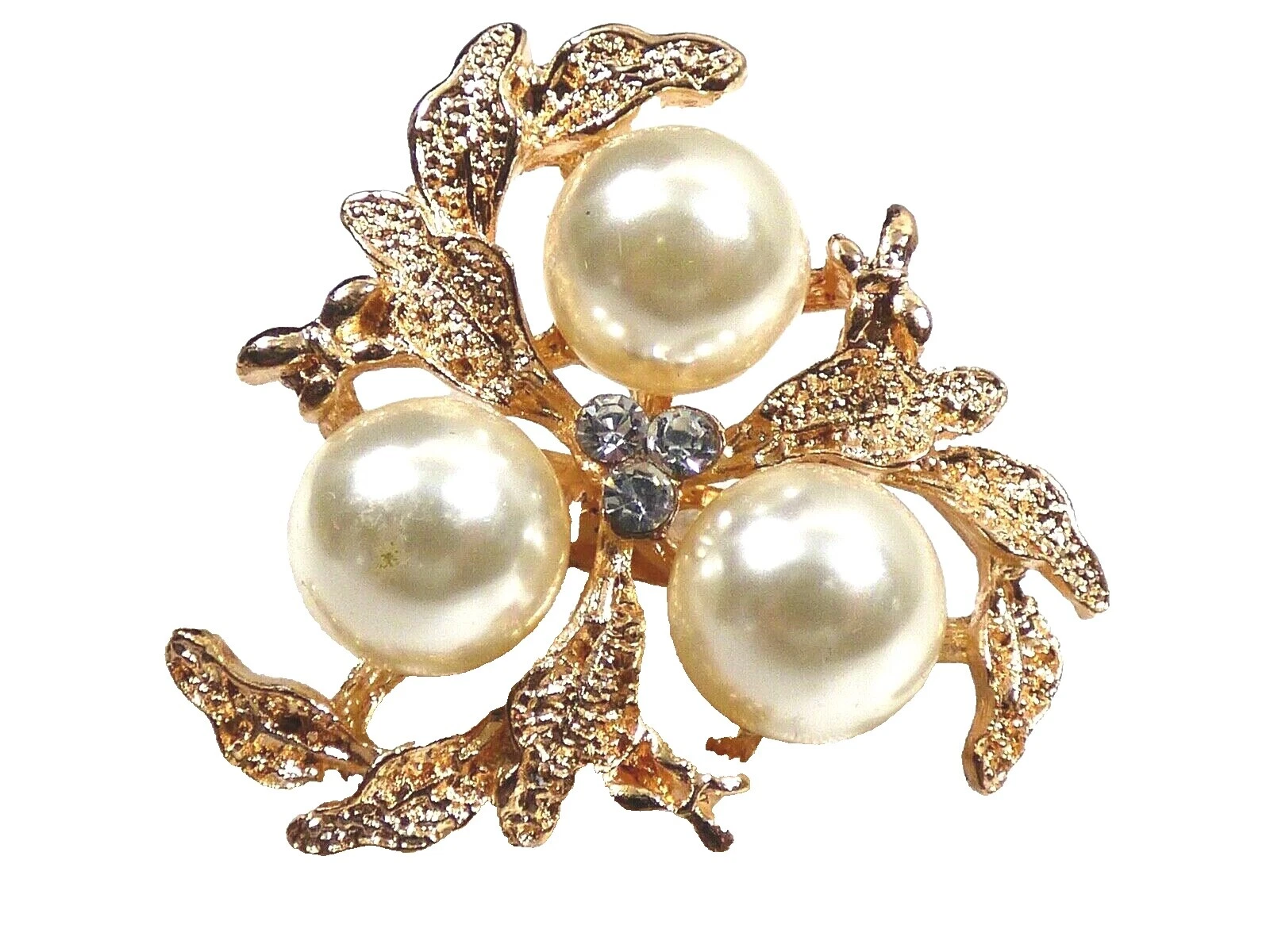 Chapado en Oro Rosa Moda Blanco Belleza Broches & Pins