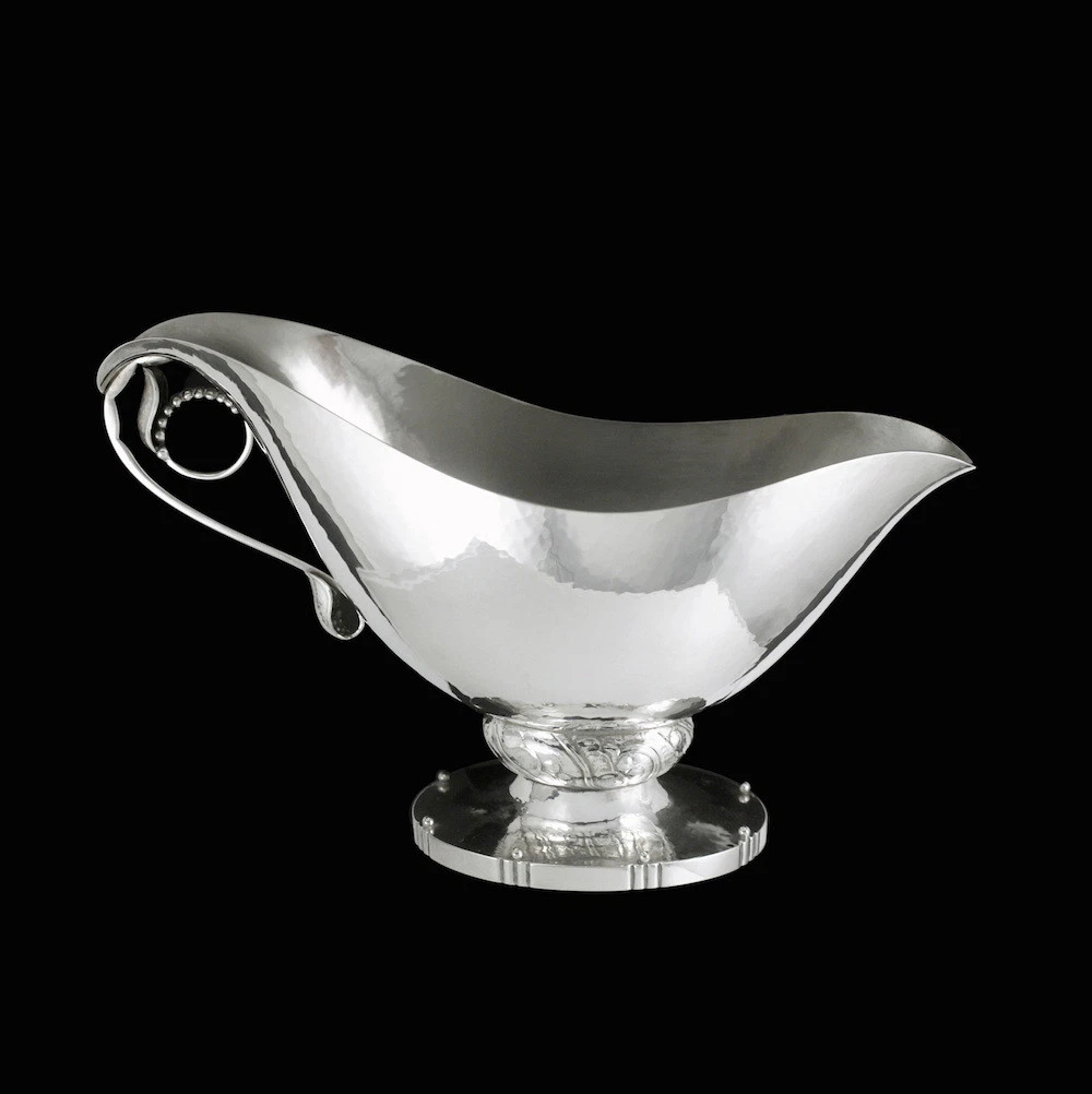 Georg Jensen. Sterling Silver Sauce Boat #177A - NEW
