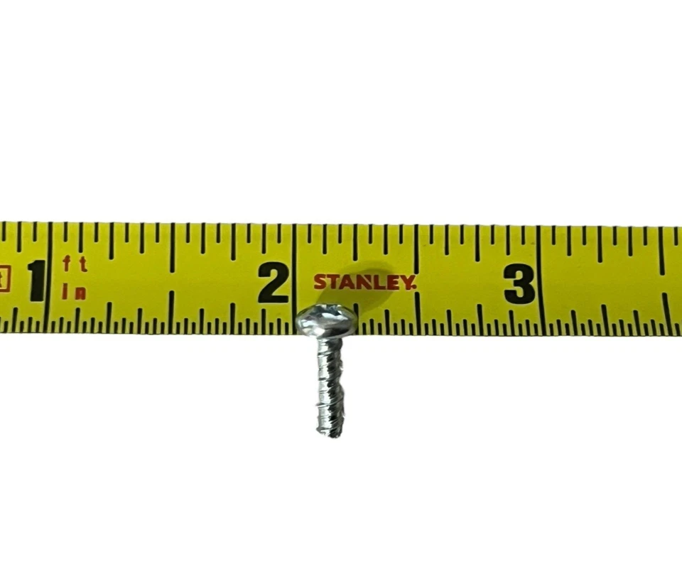 Ford #6-19 x 1/2" Phillips Pan Head HI/parafuso baixo ponto sem corte zinco 10 peças conjunto #674 - Imagem 4 de 4