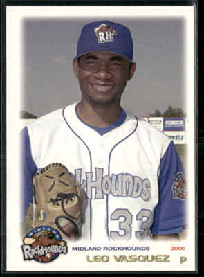 Leo Vasquez 2000 Midland Rockhounds Team Set 