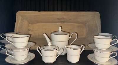 Noritake Ivory Sorrento Pattern 7565 JAPAN 21 Piece Coffee Service Set
