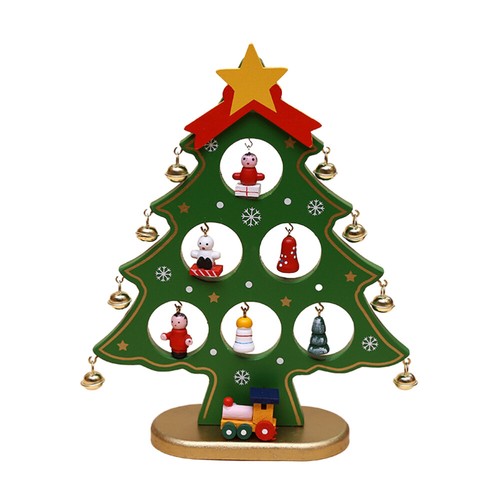 Cartoon Desktop Decoration Christmas Tree Adornment Pub Bar Office Home Shop