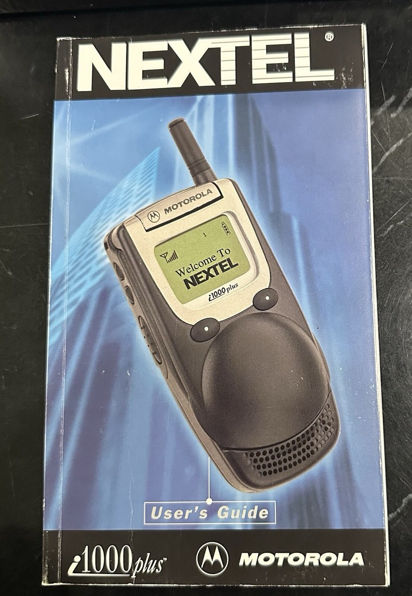 i-nextage90s初代 Motorola i series i90c / i90 C - Blue and Silver ( Nextel ) iDEN