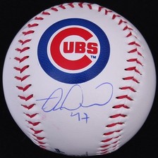 Miguel Montero Signed Cubs Logo Baseball (Schwartz COA) World Series Champions