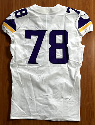 NIKE Minnesota Vikings WHITE 78 Authentic NFL ON FIELD Jersey 2019