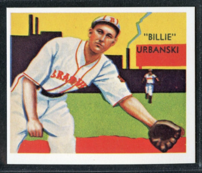 1934-36 Diamond Stars Reprints - #37 - Billy Urbanski - Boston Braves