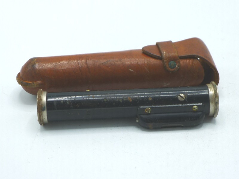 Vintage Dietzgen Pocket Transit Scope in Original Leather Belt Case
