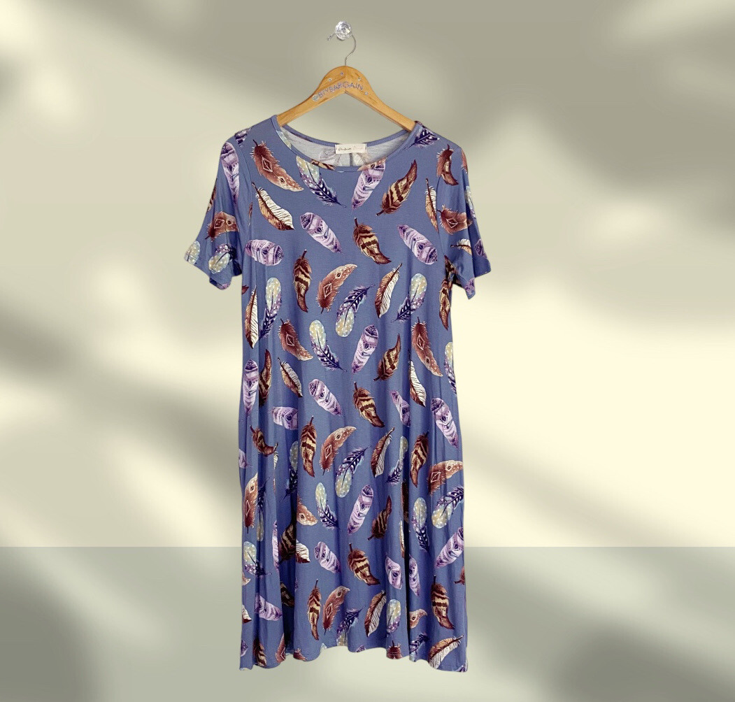 peach purple dress Purple Floral Peach Asymmetrical Dress S