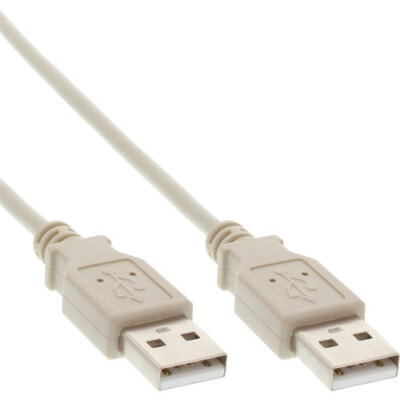 InLine USB 2.0 Kabel A an A beige Typ- Längenauswahl