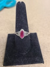 925 Ruby Ring 2.48 Grams Size 9.5