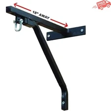 Wall-Mounted Boxing Bag Bracket - 18in Heavy Duty Steel Hold Up to 100kg