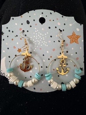Schmuck Handmade Ohrringe Tonperlen