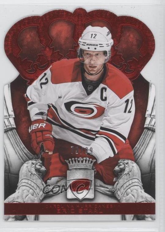 2013-14 Panini Crown Royale Premiere Date Ruby 79/99 Eric Staal #35 2v9