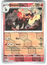 Houndoom 008/064 Common Shrouded Fable Reverse Holo