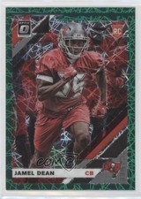 2019 Panini Donruss Optic Rookies Green Velocity Prizm Jamel Dean #135 0xs1