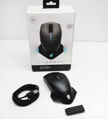 Alienware AW610M Wired/Wireless Gaming Mouse - Dark Side of The Moon